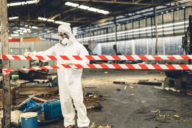 Professional Biohazard technician working in Pleasant Hill, PA